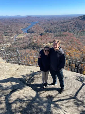 Top of Chimney Rock. North Carolina, 2021